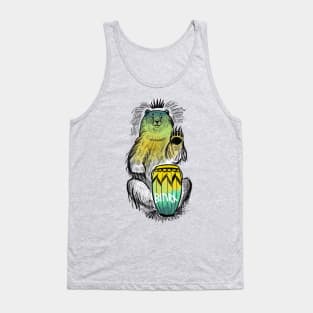 Bear with drum Tank Top